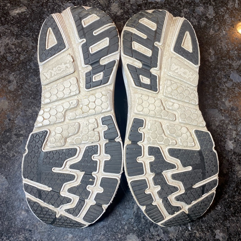 HOKA ONE ONE M Bondi 5 Gray Neutral Running Shoes Men's US 13 Athletic Sports - Picture 11 of 12